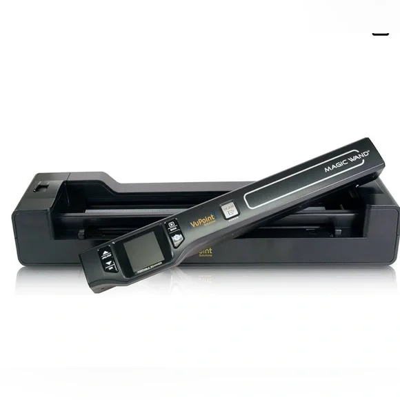 NEW! VuPoint Magic Wand portable handheld scanner and auto feed dock